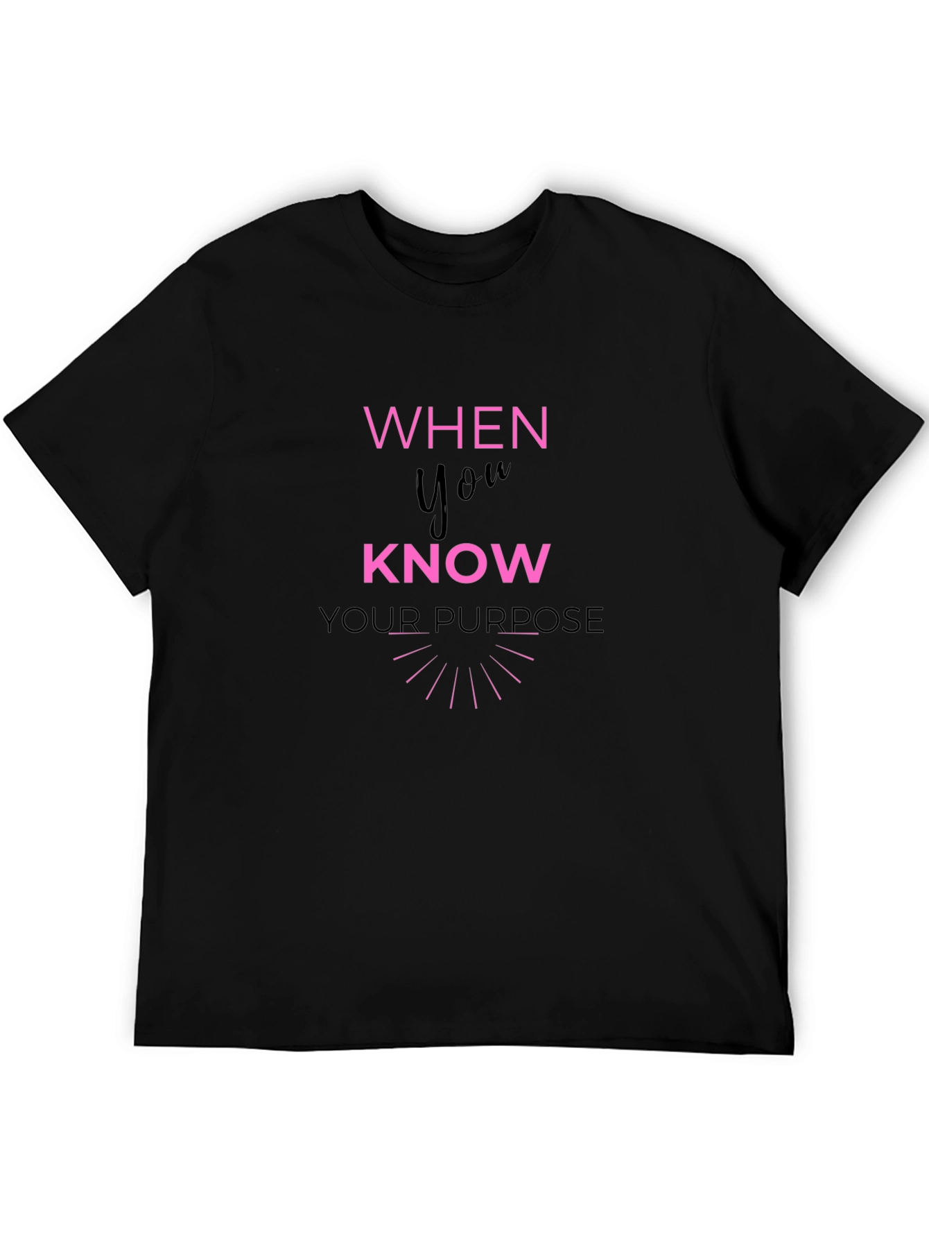Purpose Driven Black T-Shirt