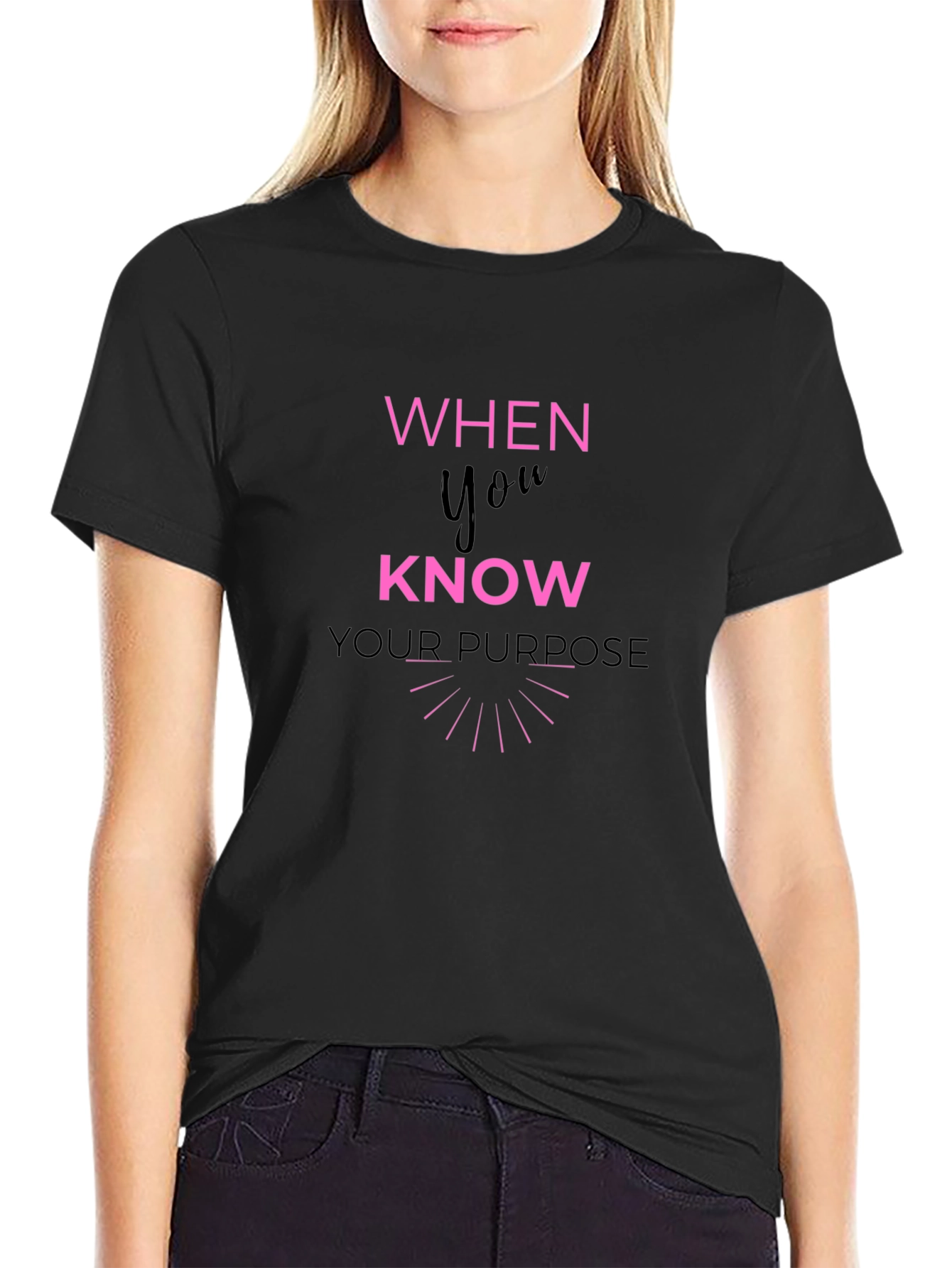 Purpose Driven Black T-Shirt