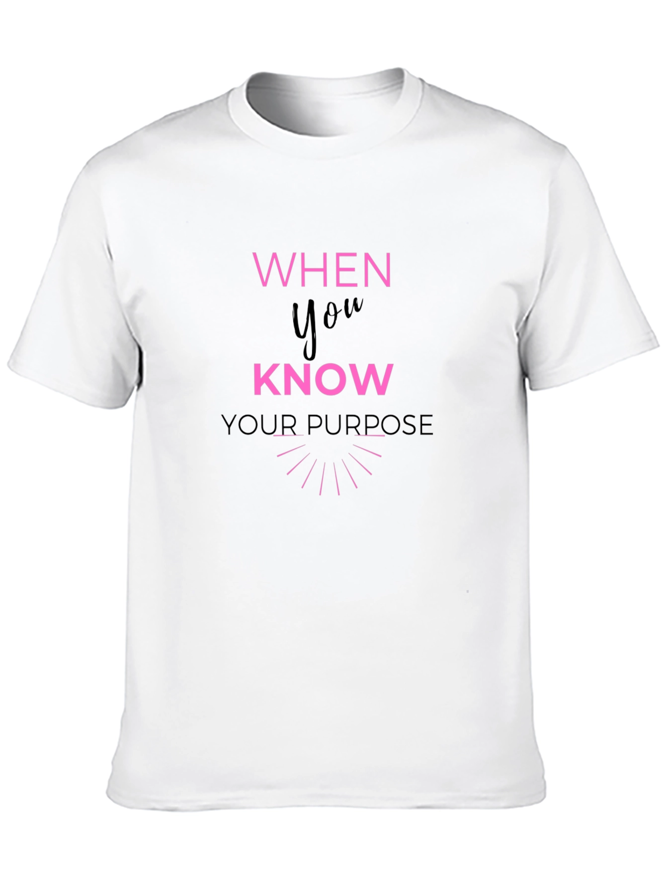 Purpose Driven Black T-Shirt