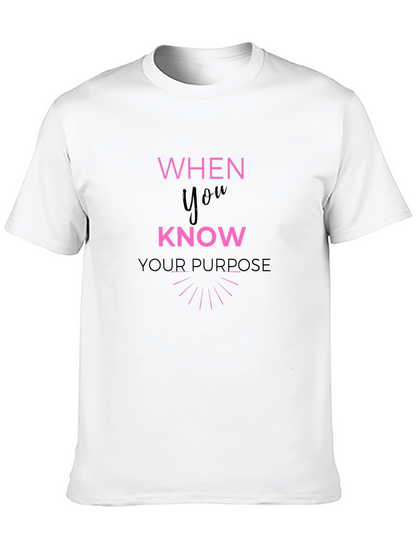 Purpose Driven Black T-Shirt