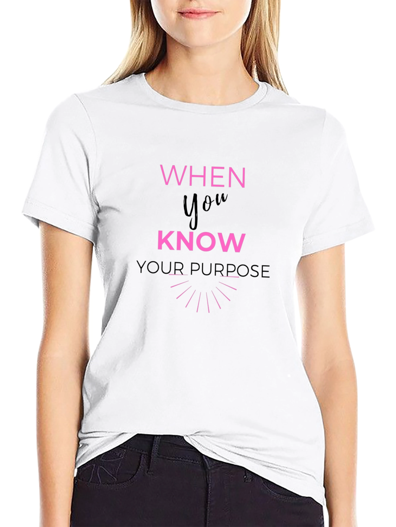 Purpose Driven Black T-Shirt