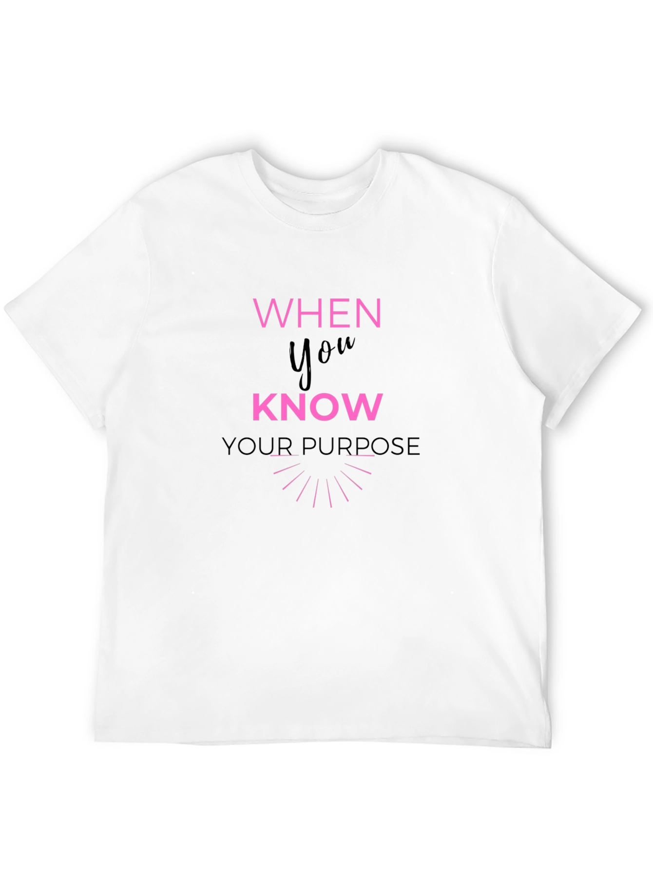 Purpose Driven Black T-Shirt