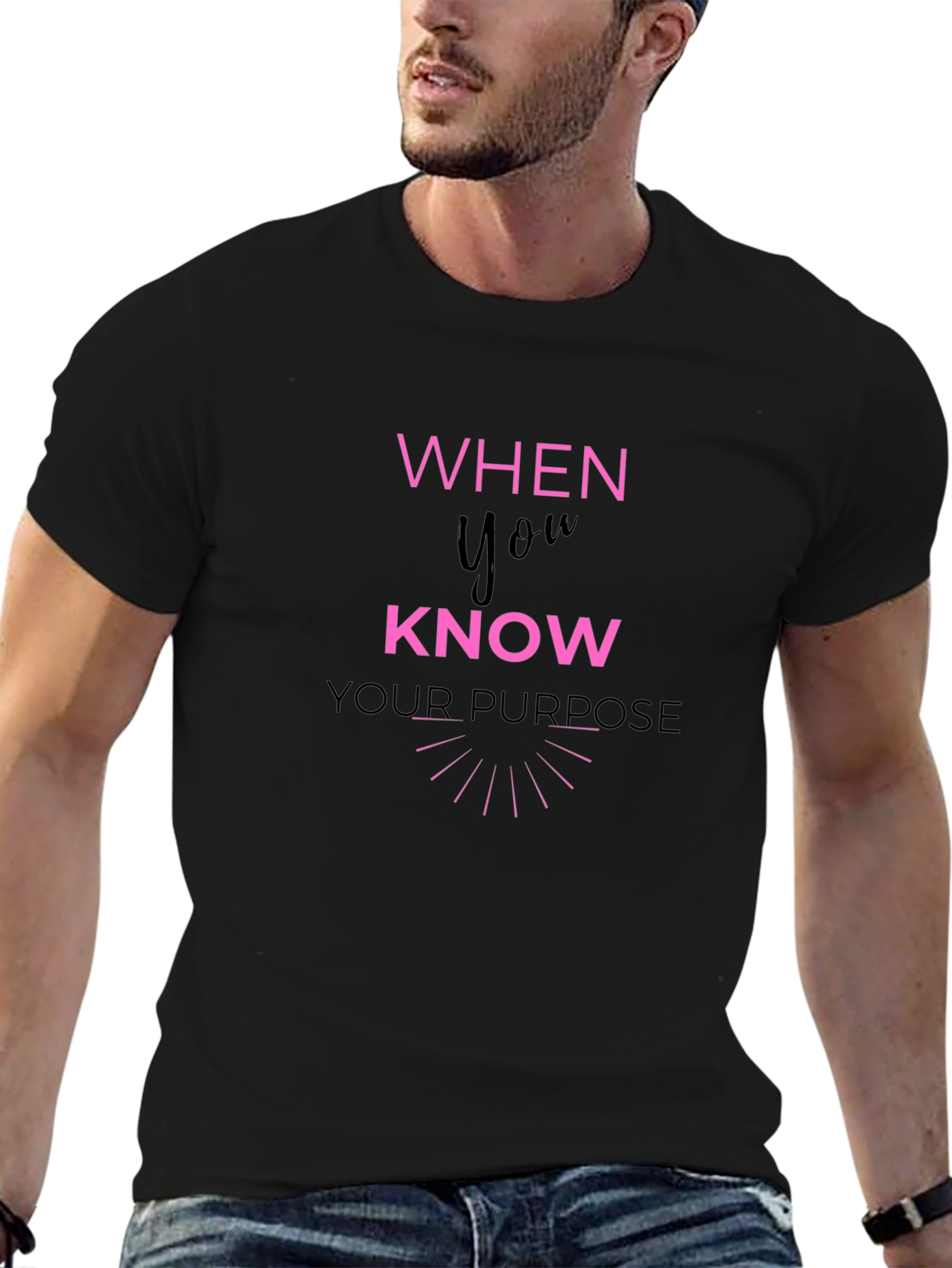 Purpose Driven Black T-Shirt