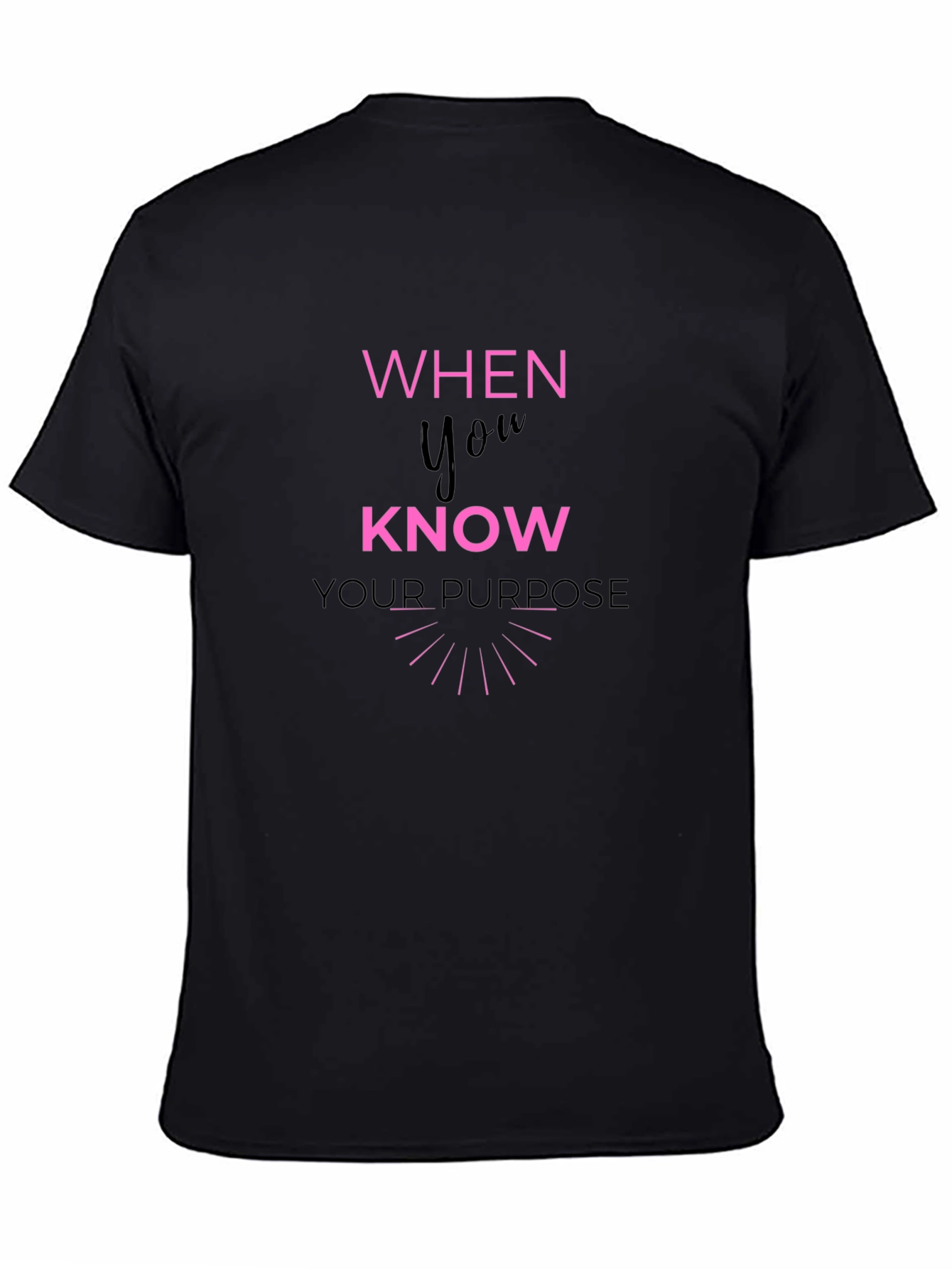Purpose Driven Black T-Shirt