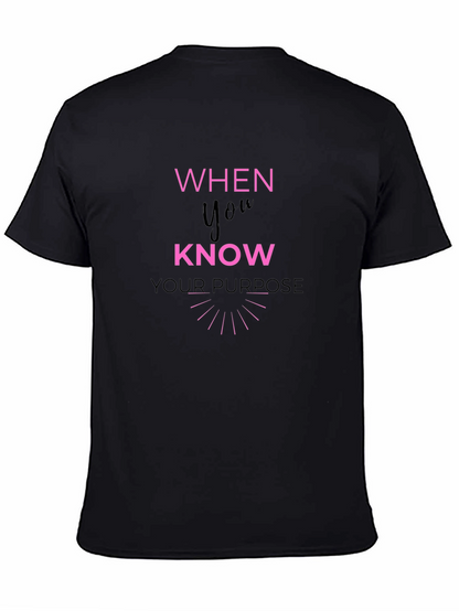 Purpose Driven Black T-Shirt