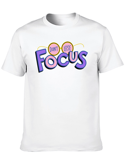 Dont Lose Focus Black Graphic Tee