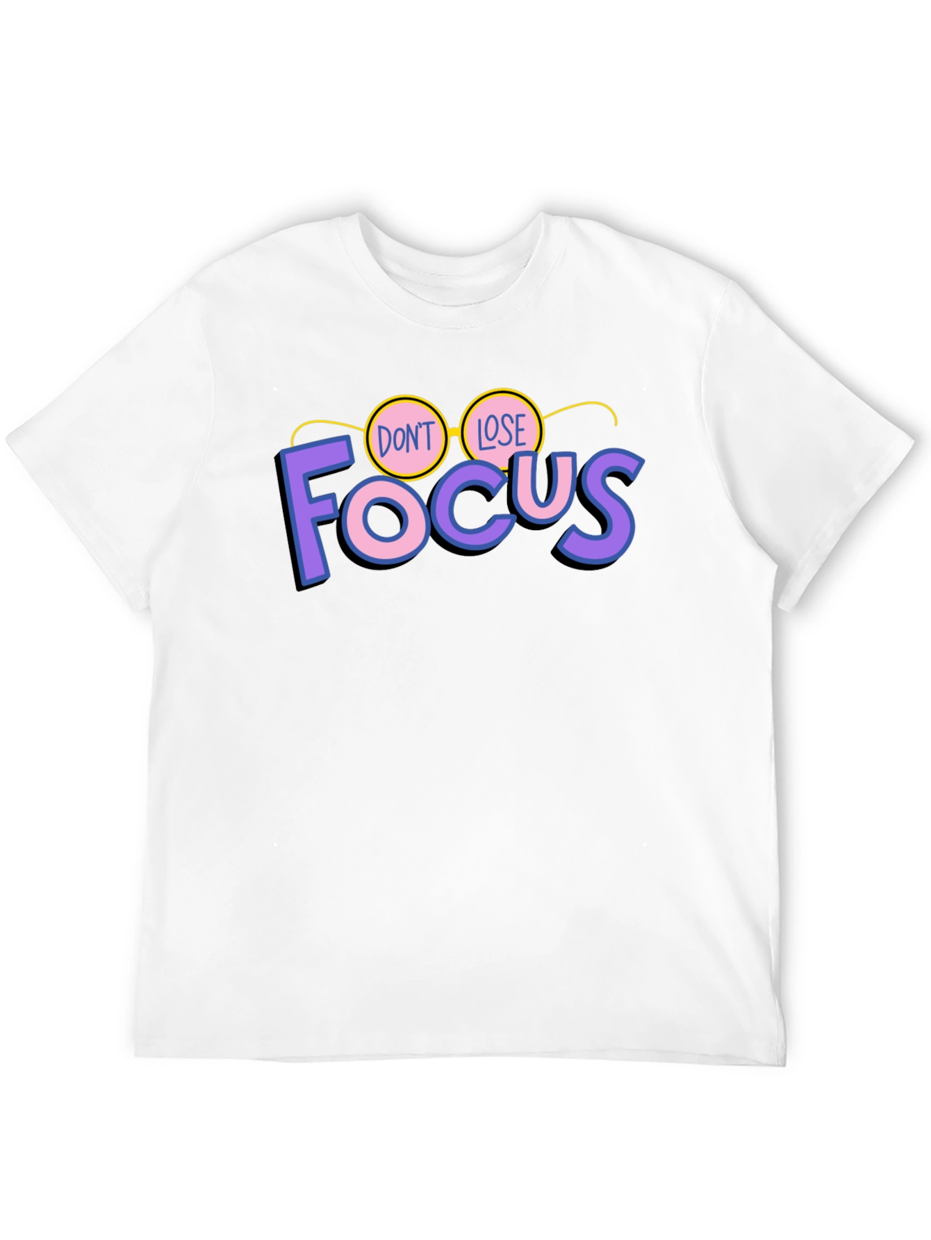 Dont Lose Focus Black Graphic Tee