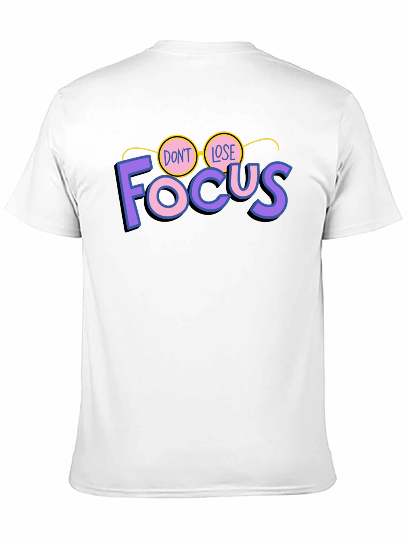 Dont Lose Focus Black Graphic Tee