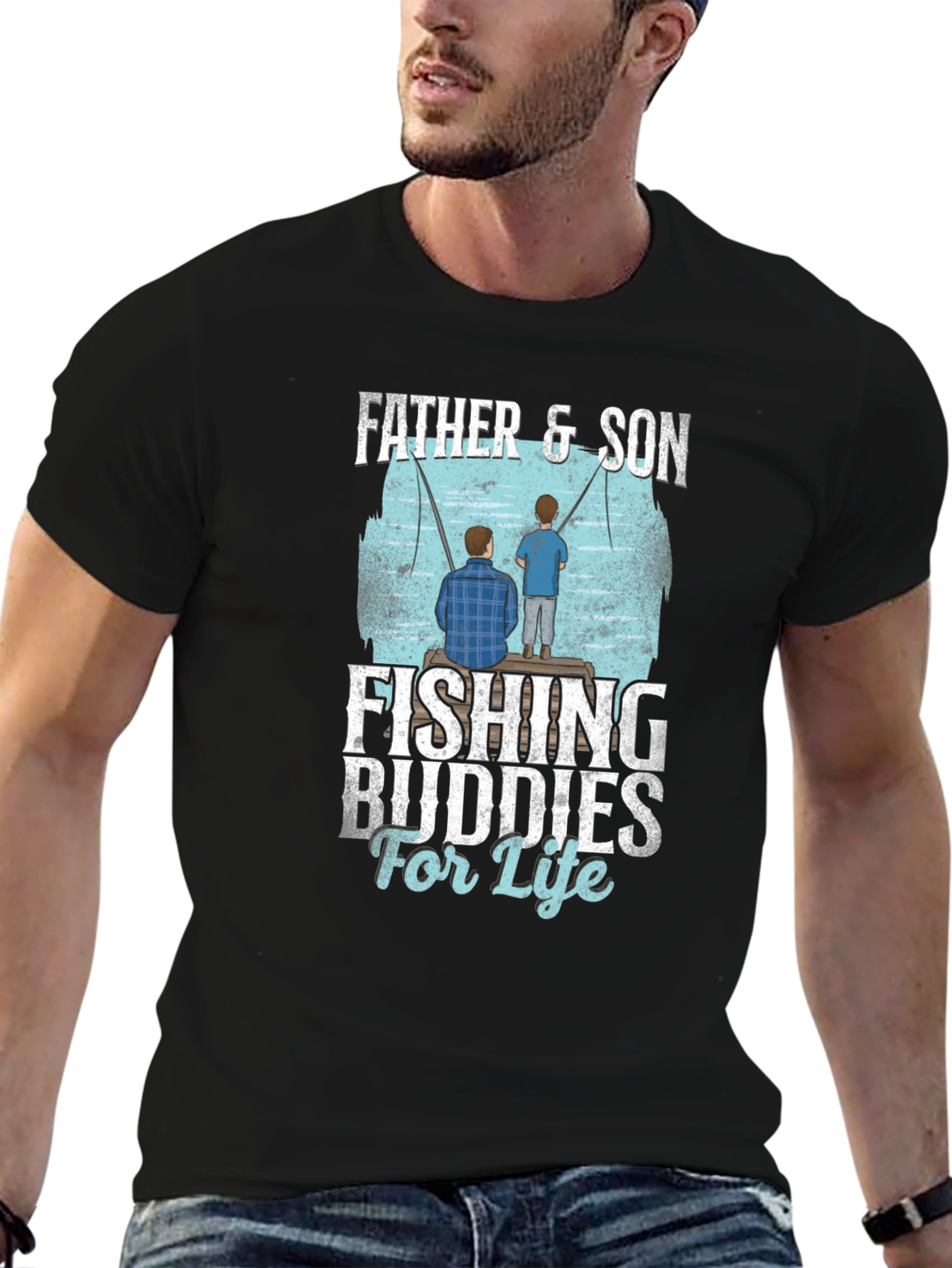 Father & Son Fishing Buddies T-Shirt