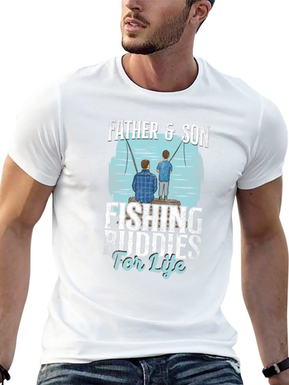 Father & Son Fishing Buddies T-Shirt