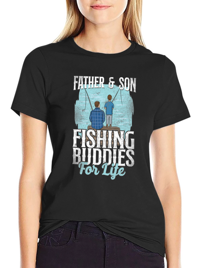 Father & Son Fishing Buddies T-Shirt