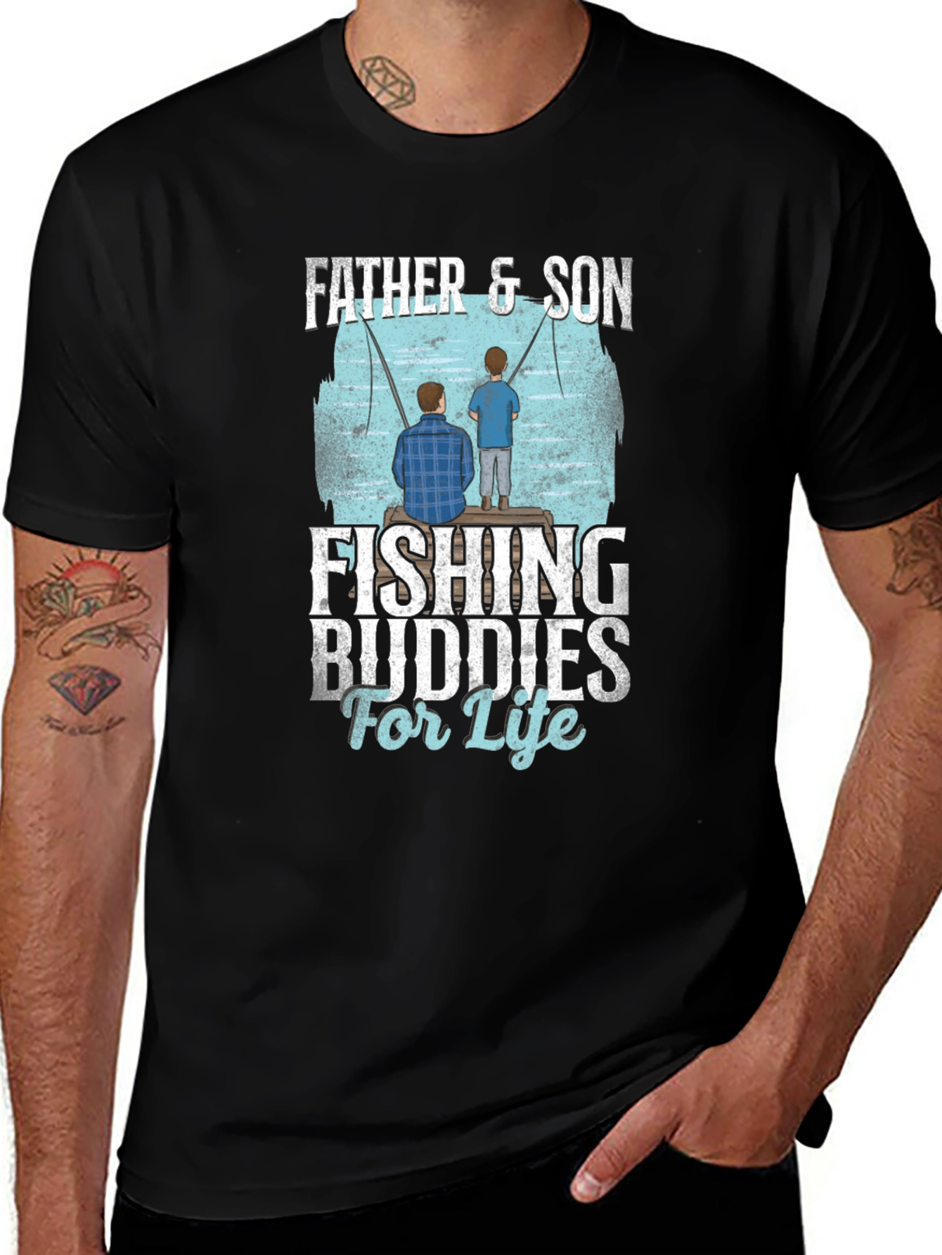 Father & Son Fishing Buddies T-Shirt