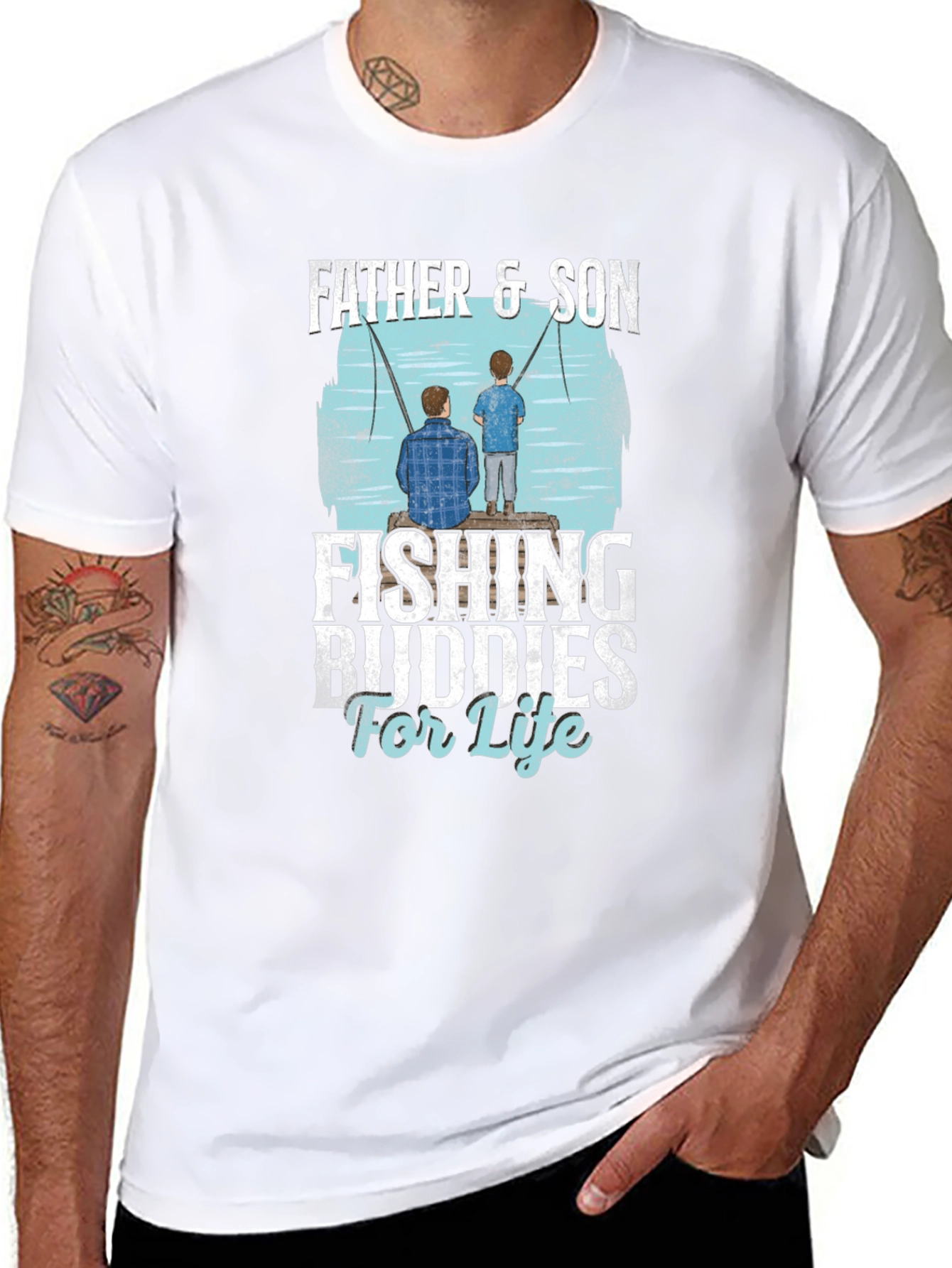 Father & Son Fishing Buddies T-Shirt