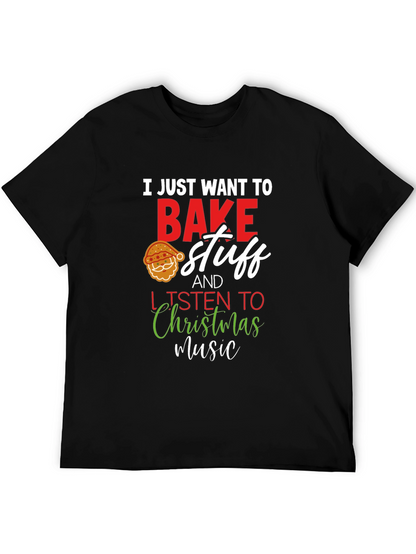 Festive Baking T-Shirt: Christmas Music & Treats