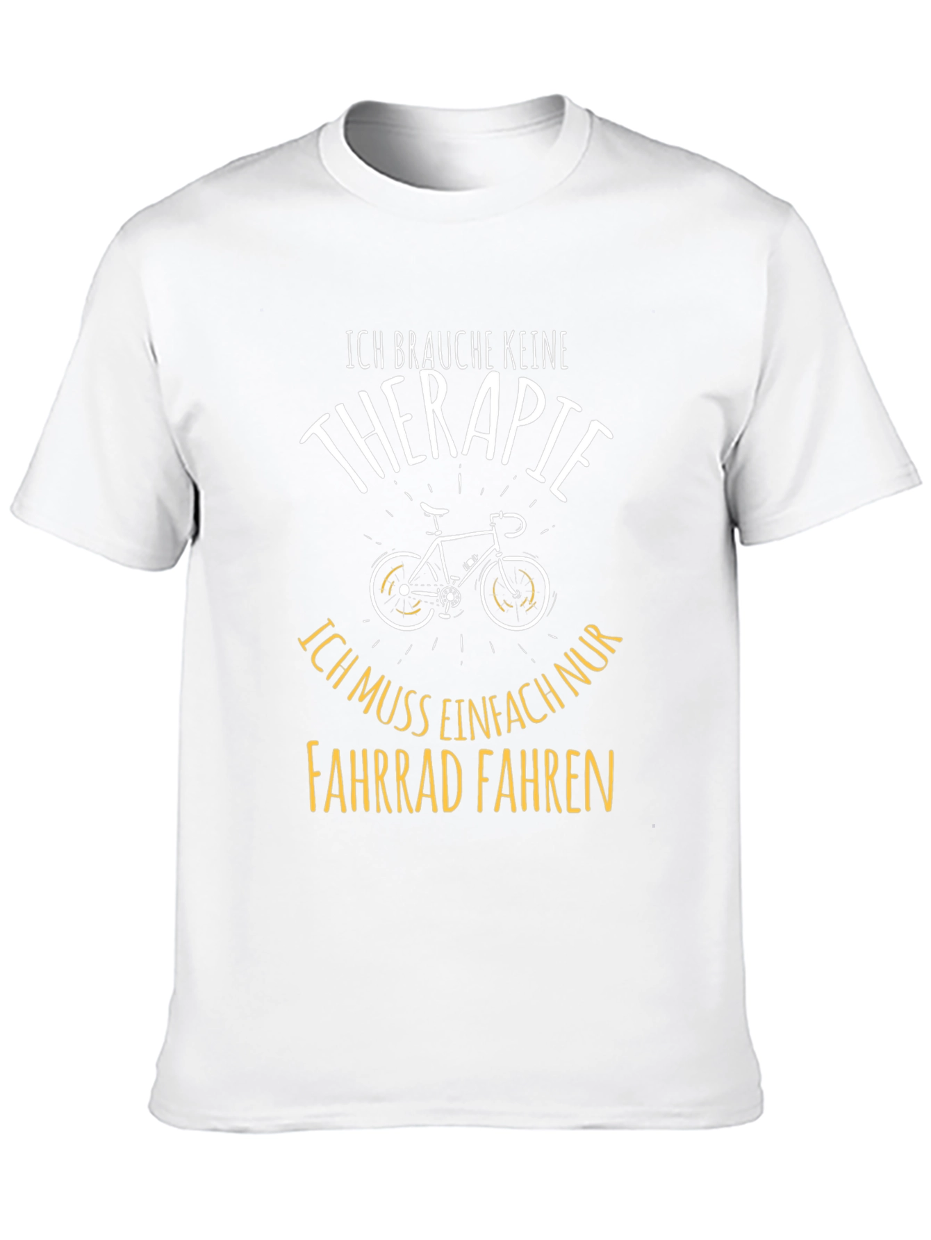 Funny Cycling T-Shirt: Therapy? I Need to Ride!