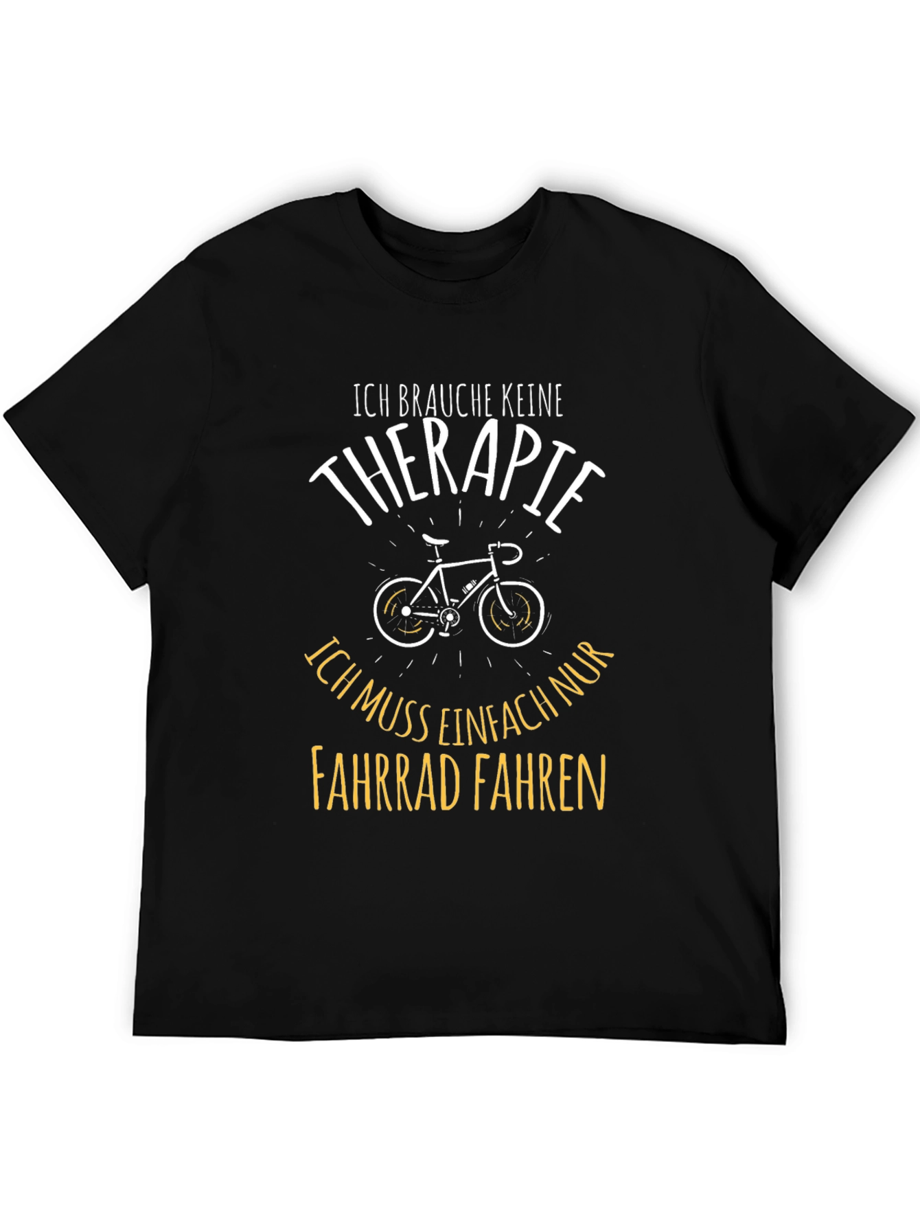 Funny Cycling T-Shirt: Therapy? I Need to Ride!
