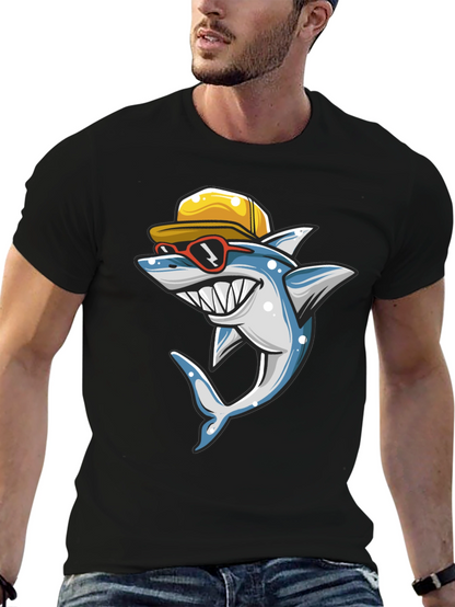 Cool Shark Graphic T-Shirt - Summer Style