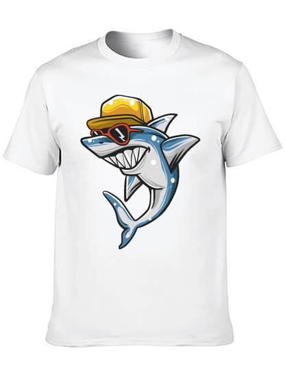 Cool Shark Graphic T-Shirt - Summer Style