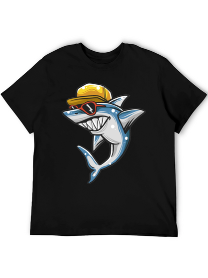 Cool Shark Graphic T-Shirt - Summer Style
