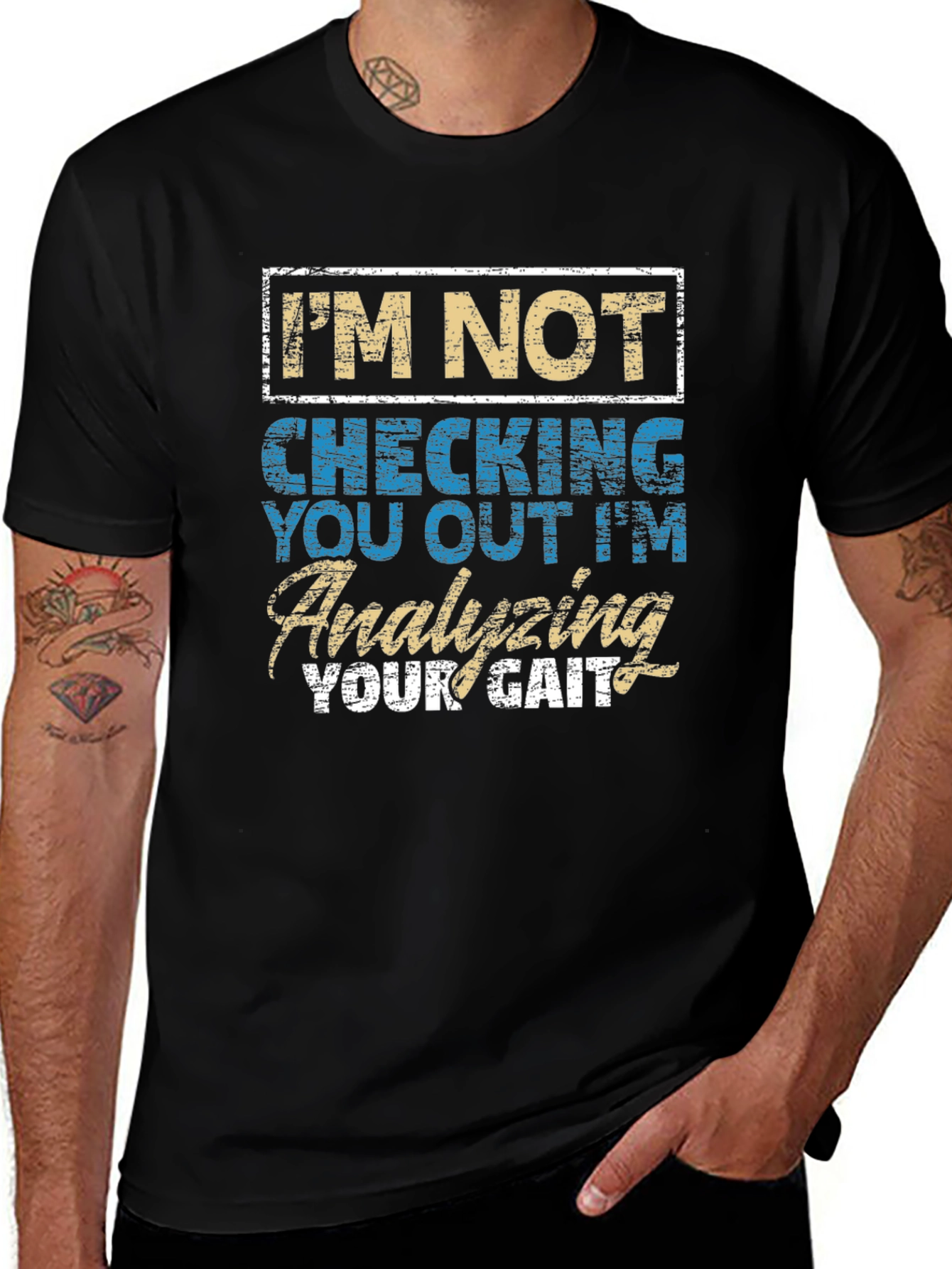 Analyzing Your Gait Funny T-Shirt