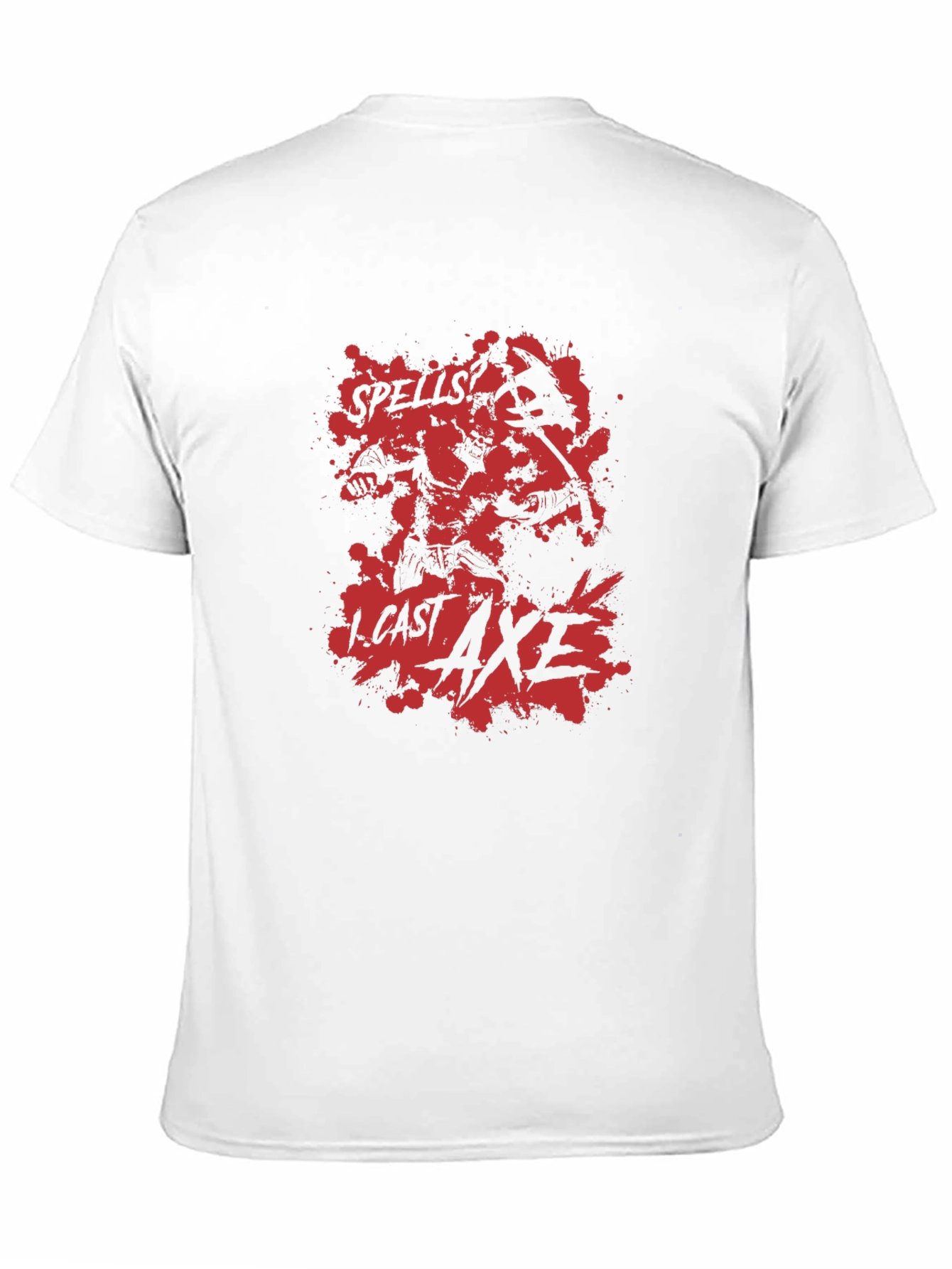 Spells I Cast Axe Black T-Shirt