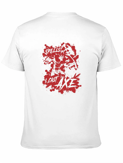 Spells I Cast Axe Black T-Shirt
