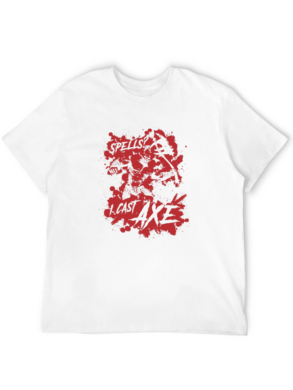 Spells I Cast Axe Black T-Shirt
