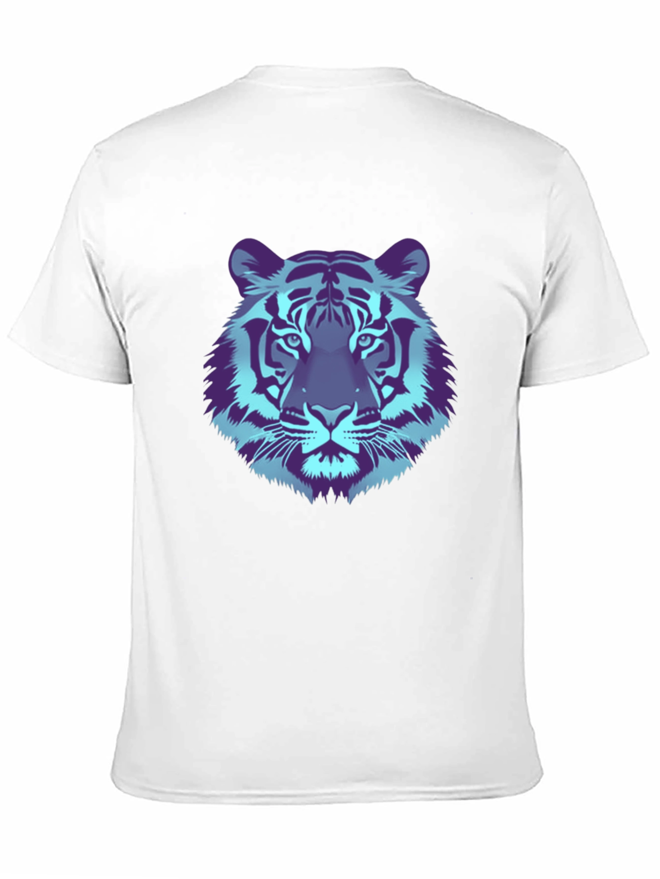 Cool Tiger Graphic Tee - Black Cotton T-Shirt