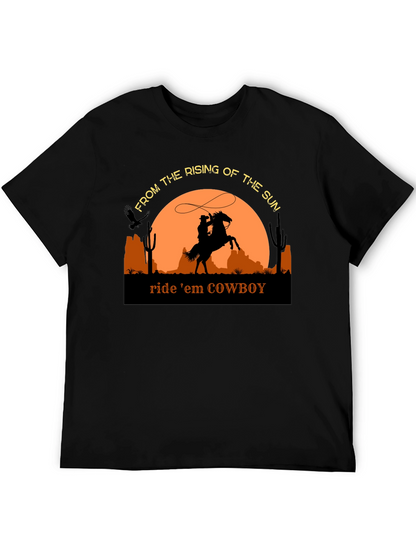 Cowboy Silhouette T-Shirt - Ride em Cowboy