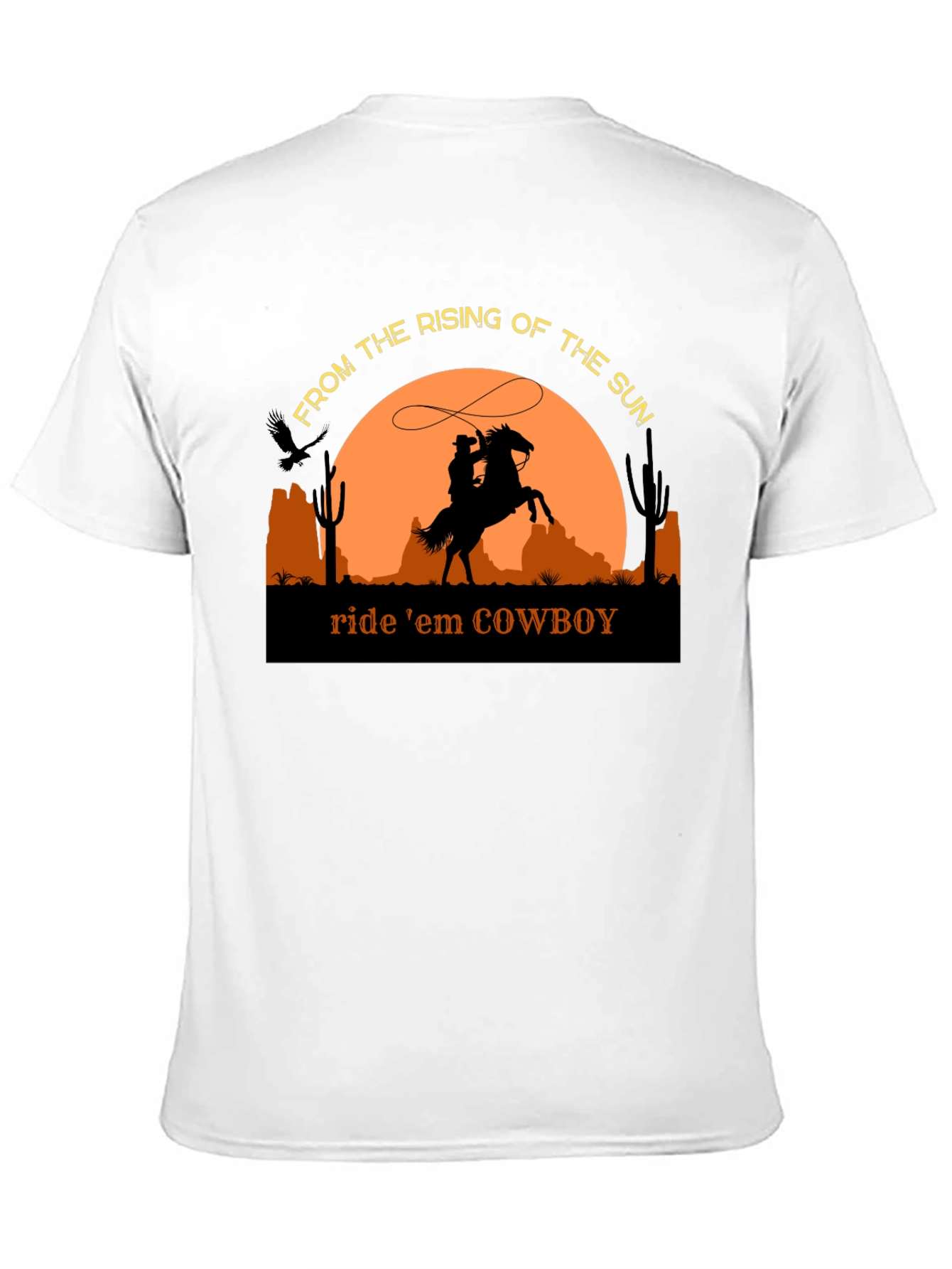 Cowboy Silhouette T-Shirt - Ride em Cowboy