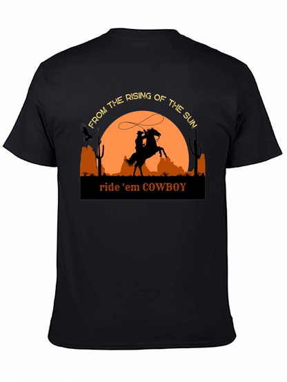 Cowboy Silhouette T-Shirt - Ride em Cowboy