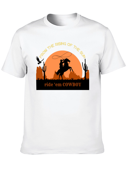 Cowboy Silhouette T-Shirt - Ride em Cowboy