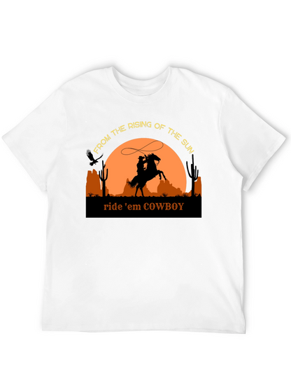 Cowboy Silhouette T-Shirt - Ride em Cowboy