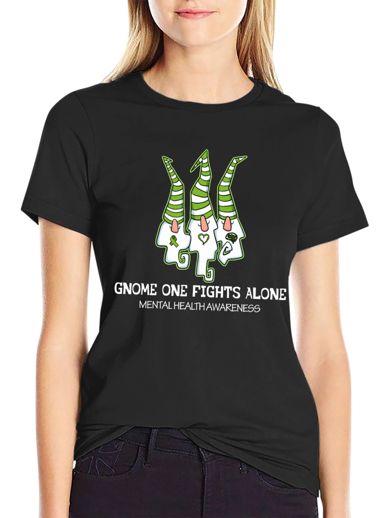 Mental Health Awareness Gnome T-Shirt