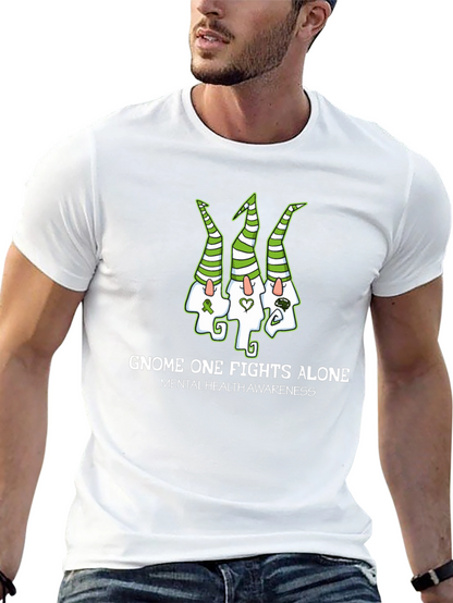 Mental Health Awareness Gnome T-Shirt