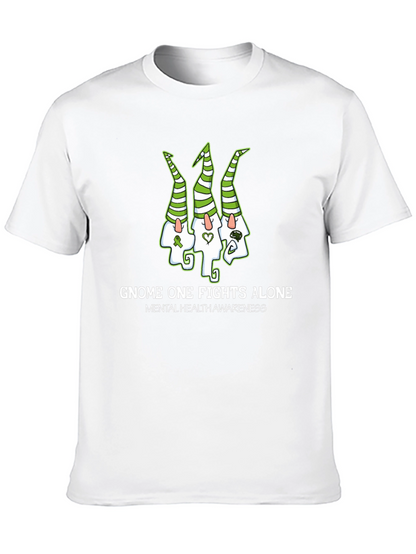 Mental Health Awareness Gnome T-Shirt