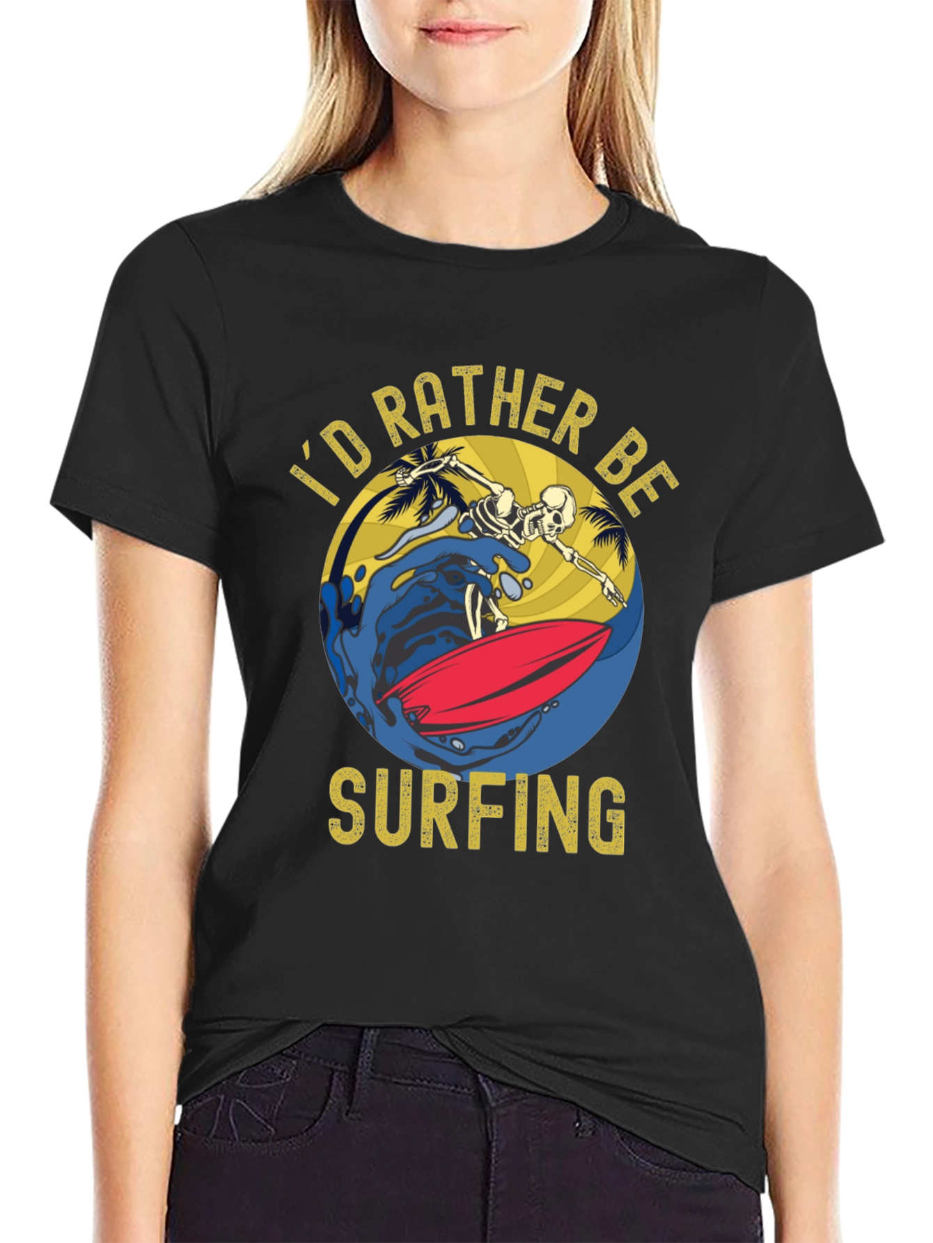 Id Rather Be Surfing T-Shirt