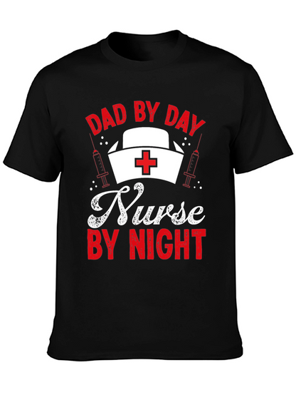 Dad By Day Nurse By Night T-Shirt