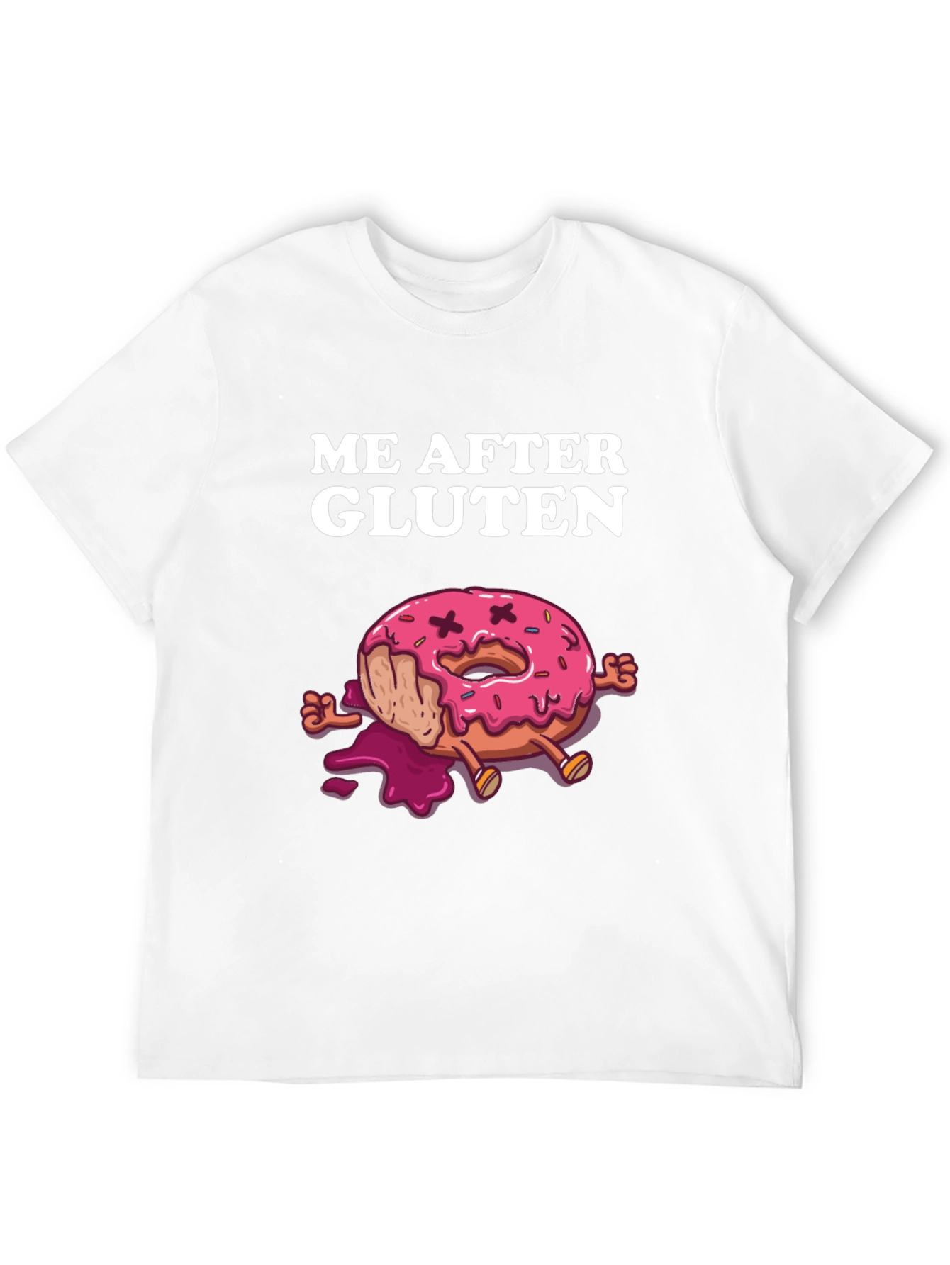 Me After Gluten T-Shirt - Funny Donut Design