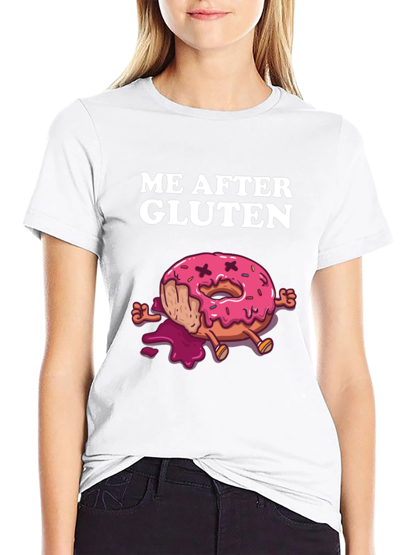 Me After Gluten T-Shirt - Funny Donut Design