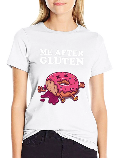 Me After Gluten T-Shirt - Funny Donut Design