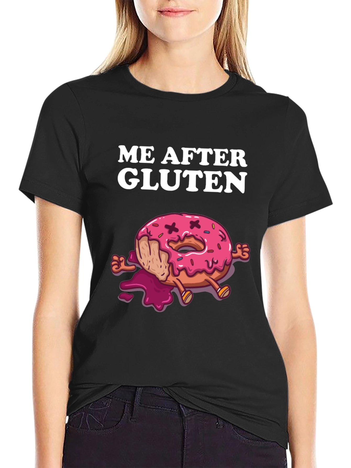 Me After Gluten T-Shirt - Funny Donut Design