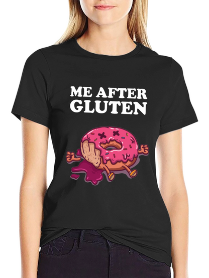 Me After Gluten T-Shirt - Funny Donut Design