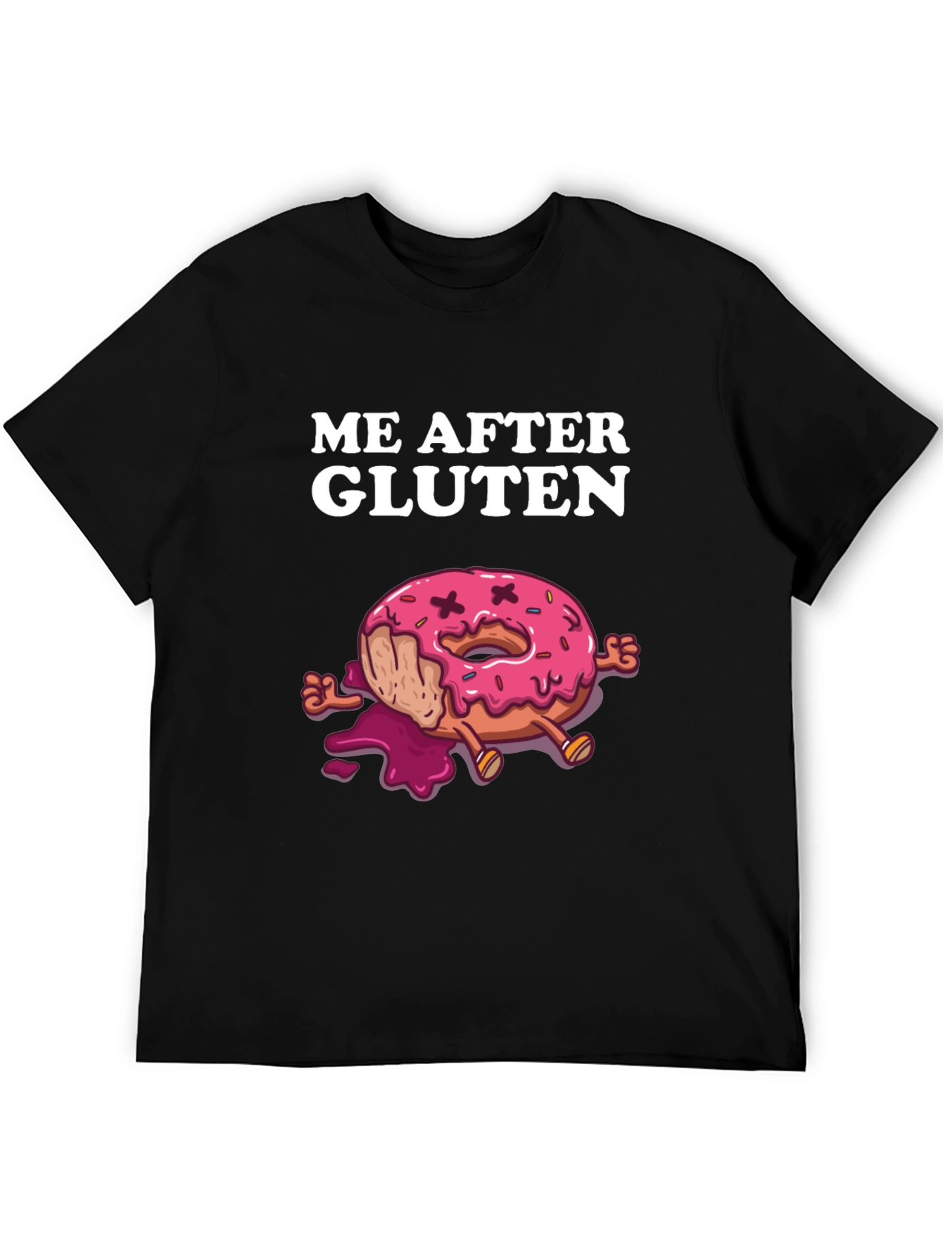 Me After Gluten T-Shirt - Funny Donut Design