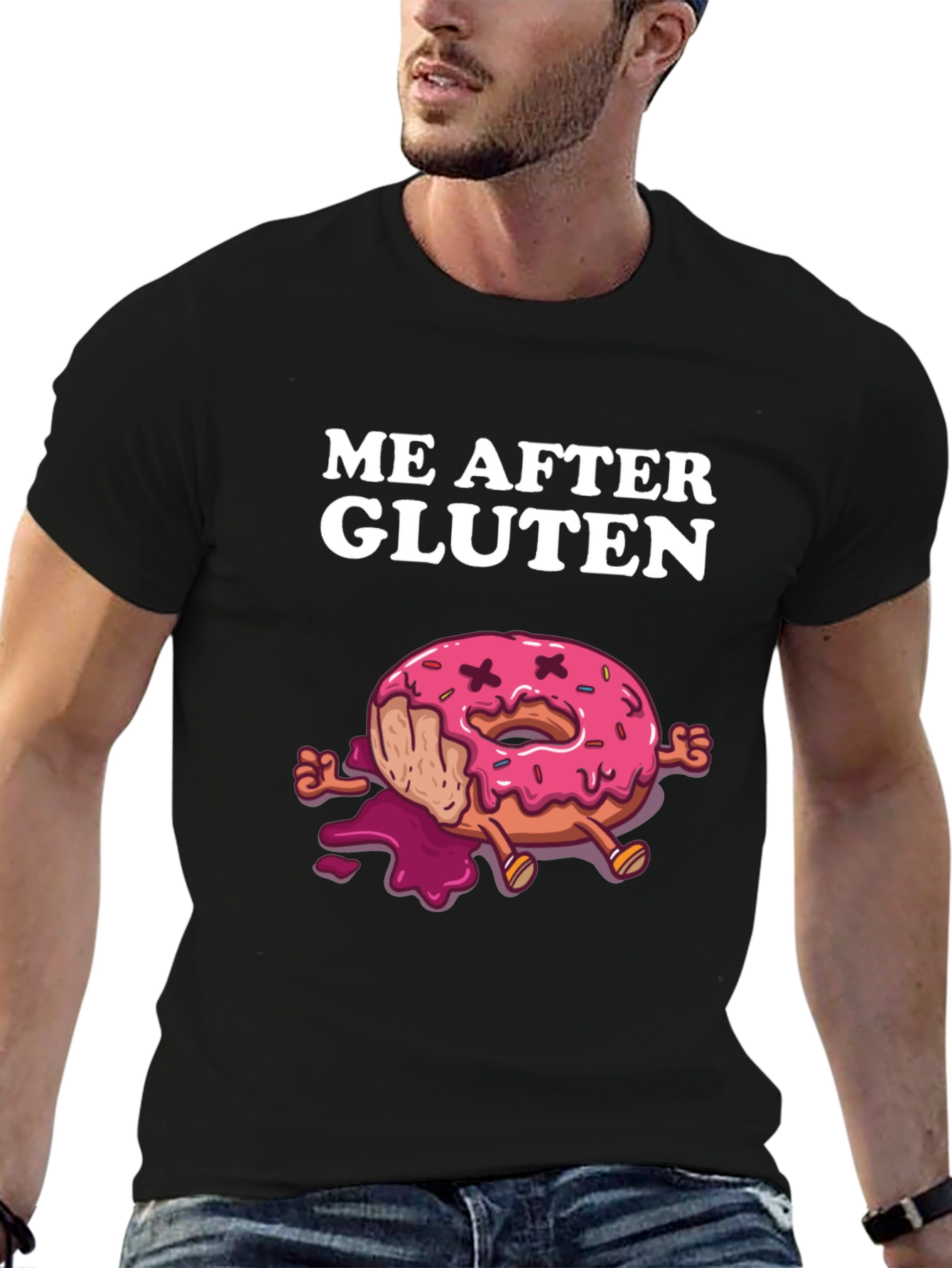 Me After Gluten T-Shirt - Funny Donut Design