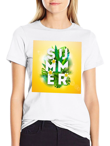 Tropical Summer Graphic T-Shirt