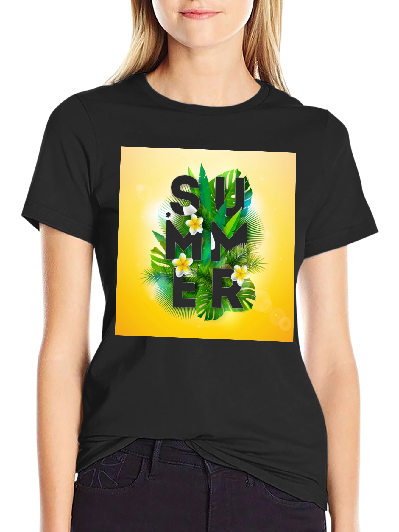 Tropical Summer Graphic T-Shirt