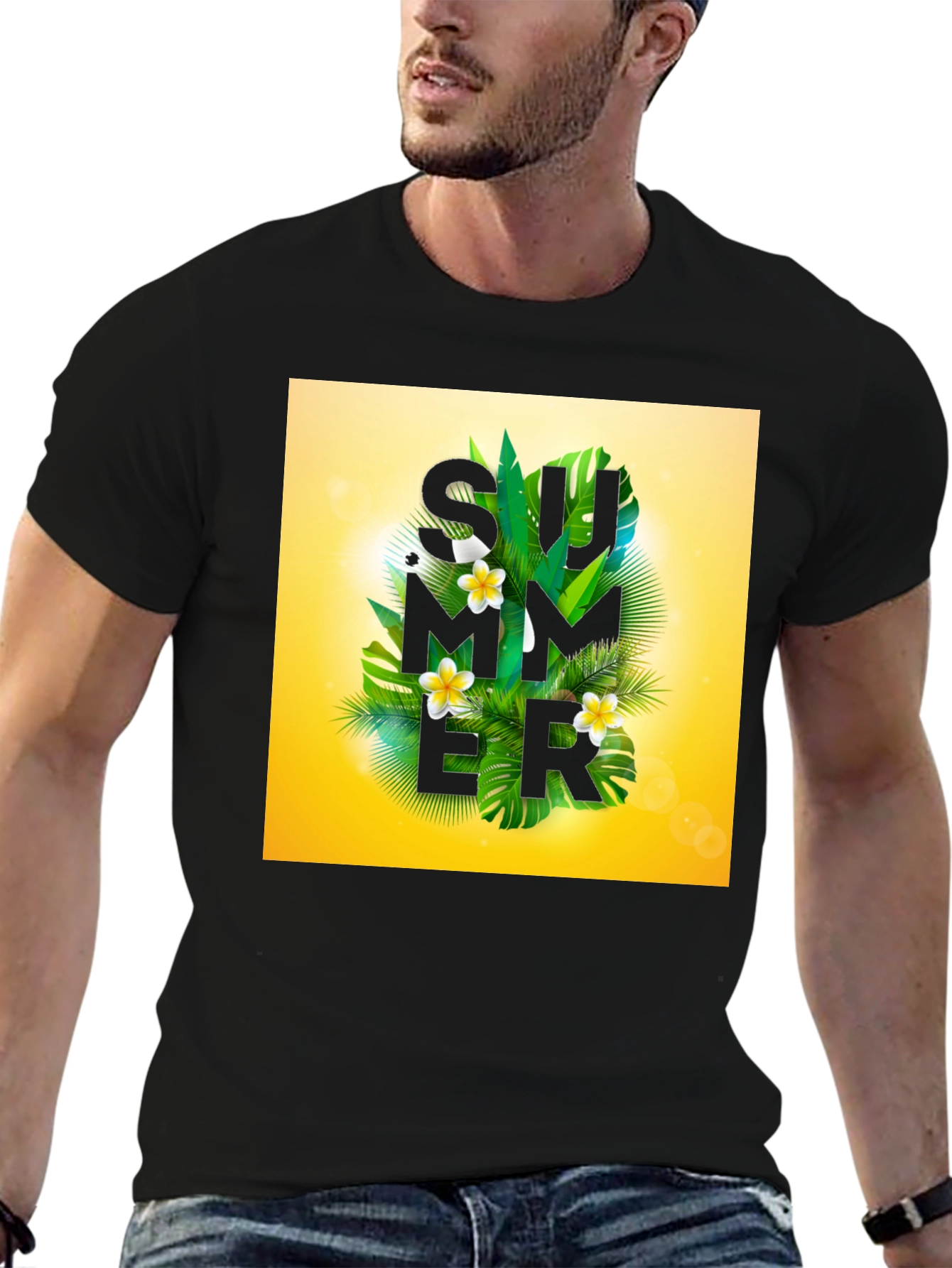 Tropical Summer Graphic T-Shirt