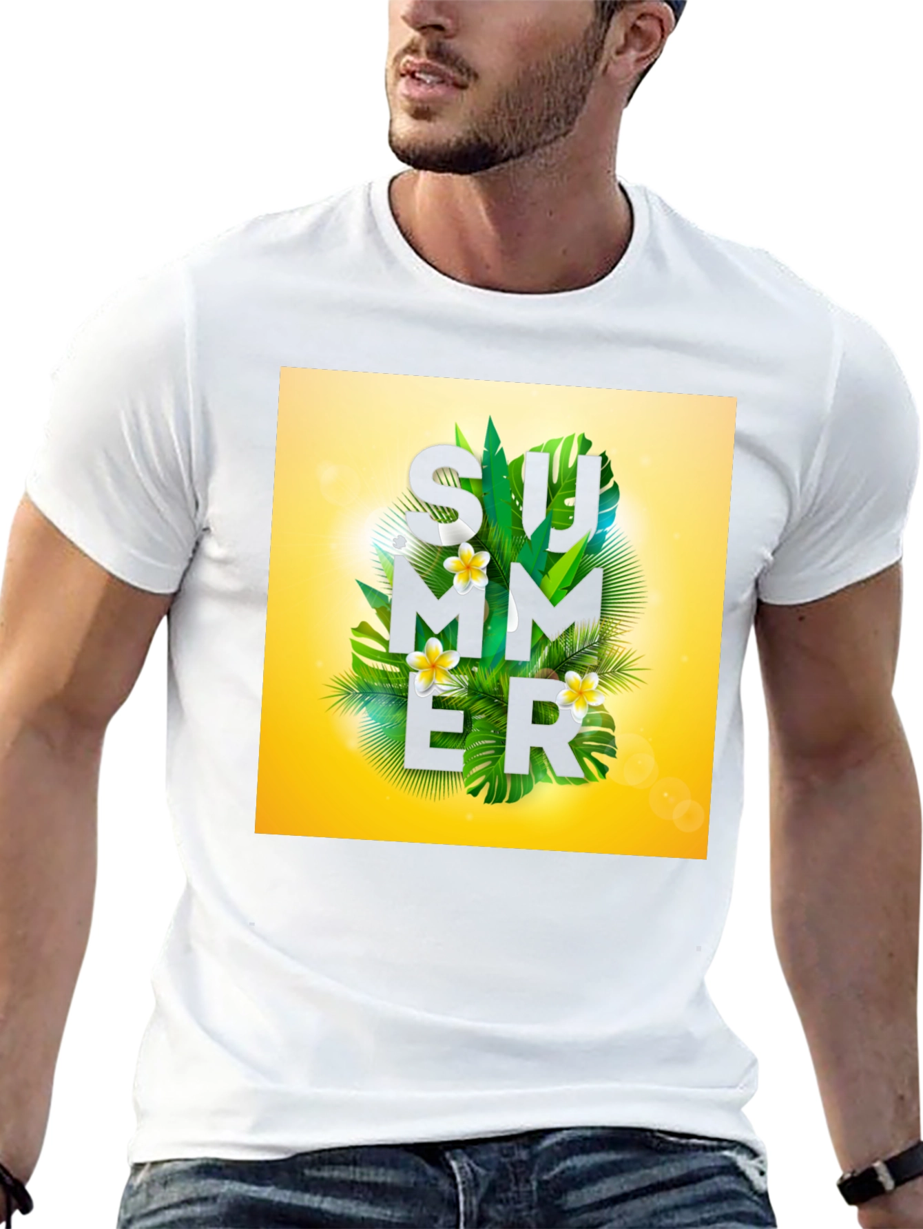 Tropical Summer Graphic T-Shirt