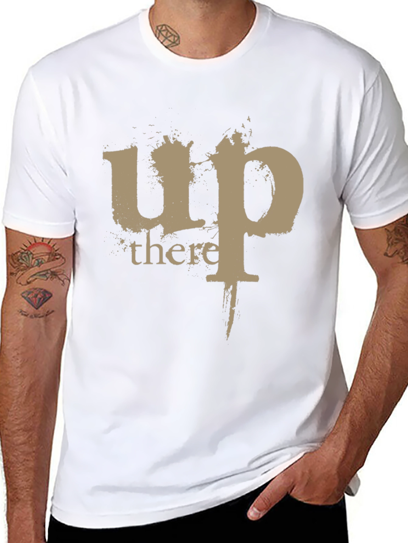Up There Graphic T-Shirt - Trendy Casual Wear